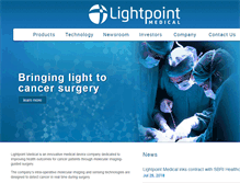 Tablet Screenshot of lightpointmedical.com